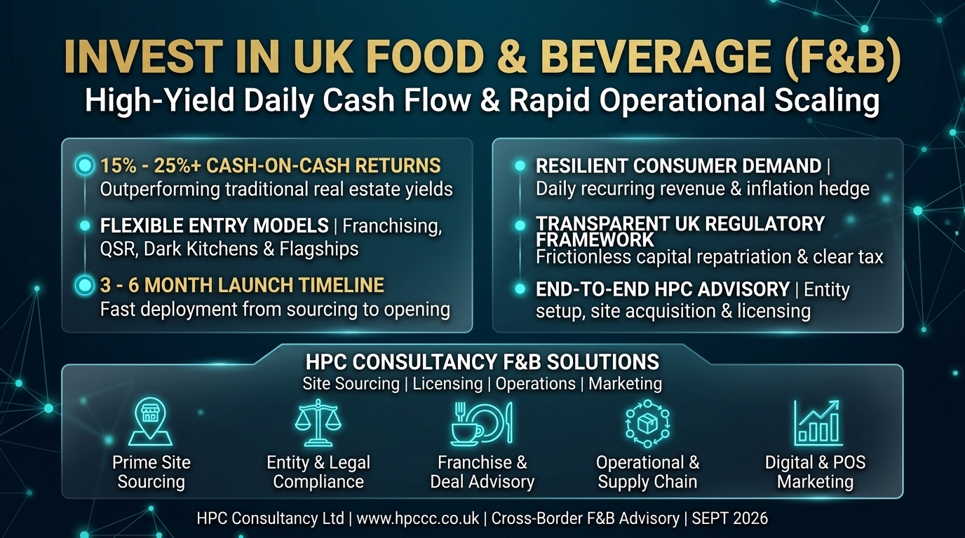 Why Serbia Investors Must Consider the UK Food and Beverage Sector as Their Primary Entry Point