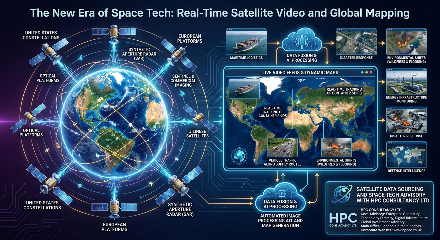 Real-Time Satellite Video and Global Mapping Serbia